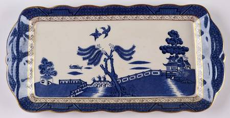 Real Old Willow Large Sandwich Tray