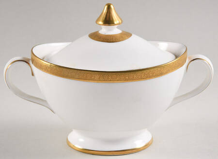 Royal Gold Sugar Bowl & Lid
