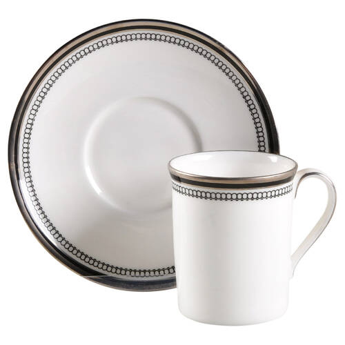 Sarabande Flat Demitasse Cup & Saucer Set
