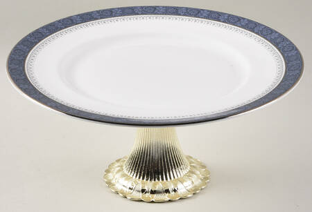 Sherbrooke Cake Stand with 4"-5" Metal Pedestal  Hc