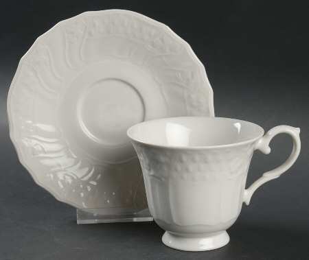 St. Moritz Footed Cup & Saucer Set