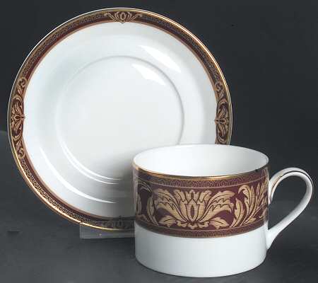 Tennyson Flat Cup & Saucer Set