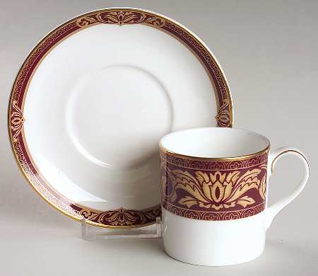 Tennyson Flat Demitasse Cup & Saucer Set