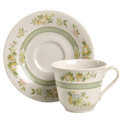Tonkin Flat Cup & Saucer Set