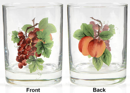 Vintage Grape 12 Oz Glassware Double Old Fashioned