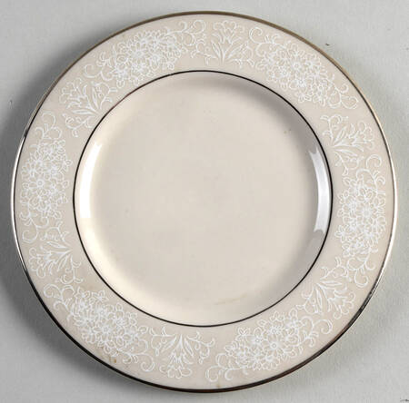 Champagne Lace (All Cream) Bread & Butter Plate