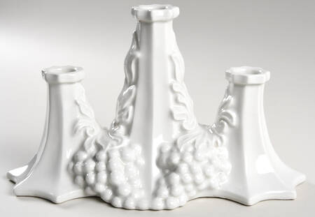 Grape Three Light Candlestick