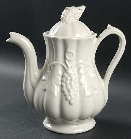 Grape Coffee Pot & Lid