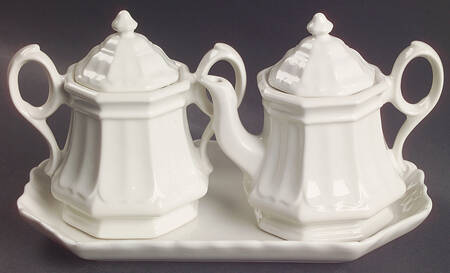 Sydenham Creamer & Sugar with Lids & Tray