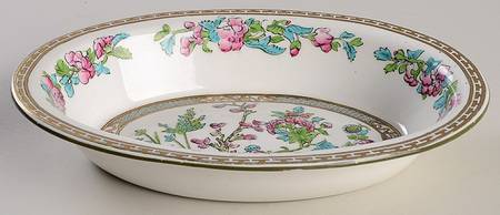 Indian Tree 9" Oval Vegetable Bowl