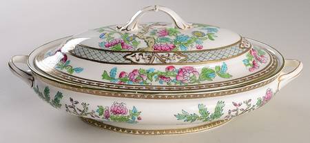 Indian Tree Oval Covered Vegetable