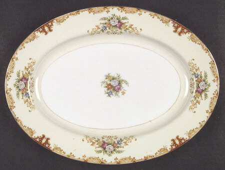 REM1 12" Oval Serving Platter