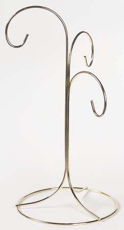 Dinnerware Storage & Cleaning Products Ornament Tree 3 Branch - Brass 11"