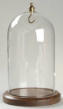 Dinnerware Storage & Cleaning Products Glass Dome W/Hook - Small, 4" X 7"