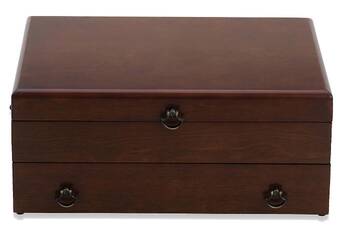 Dinnerware Storage & Cleaning Products Flatware Chest-New/1drawer/Rds-Cherry