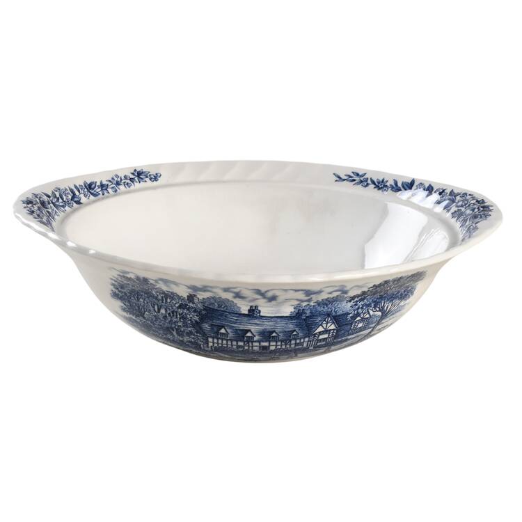 Shakespeare Country Blue Round Vegetable No Lid