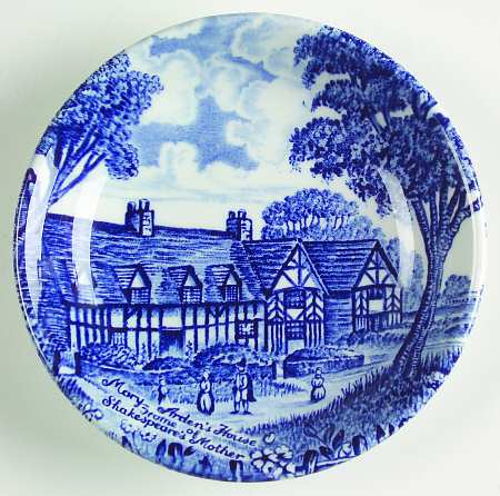 Shakespeare Country Blue Coaster