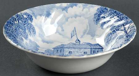 Shakespeare Country Blue Coupe Cereal Bowl