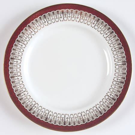 Majestic Maroon Dessert/Pie Plate