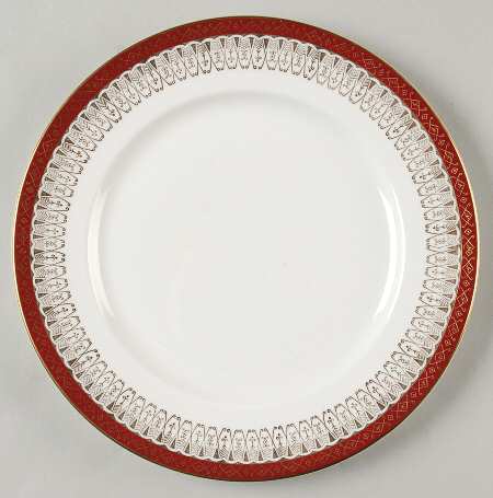 Majestic Maroon Salad Plate