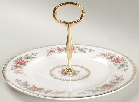 Malvern (Smooth) Round Serving Plate with Handle (DP)