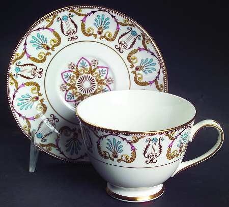 Regency Footed Cup & Saucer Set