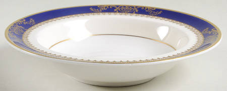 Viceroy Cobalt Rim Cereal Bowl