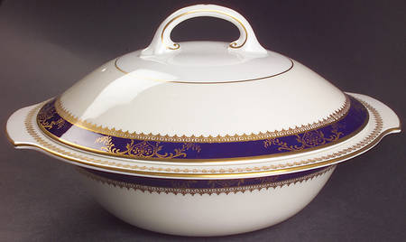 Viceroy Cobalt Round Covered Vegetable