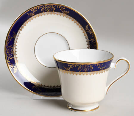 Viceroy Cobalt Footed Cup & Saucer Set