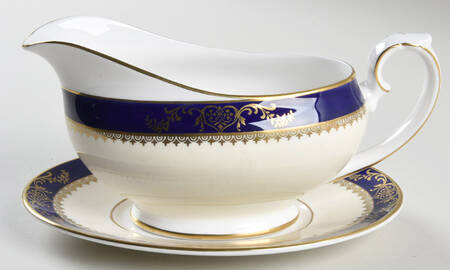 Viceroy Cobalt Gravy Boat & Underplate