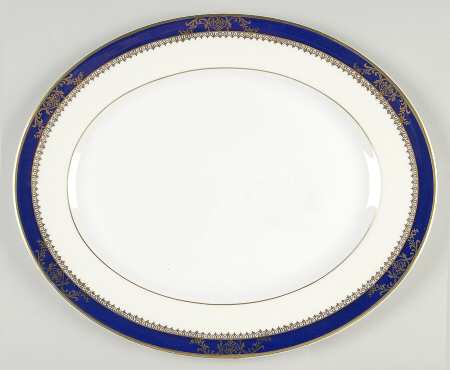 Viceroy Cobalt 13" Oval Serving Platter