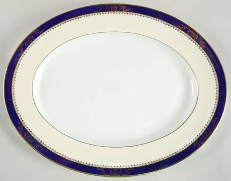 Viceroy Cobalt 15" Oval Serving Platter