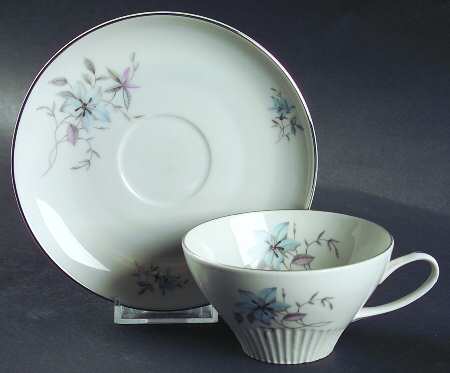 Fantasy (Smooth Edge) Flat Cup & Saucer Set