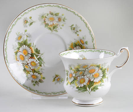 Special Flowers (No Month) Footed Cup & Saucer Set