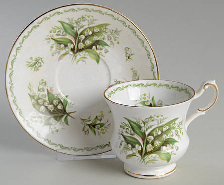 Special Flowers (No Month) Footed Cup & Saucer Set