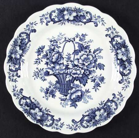Old English Bouquet Blue by Ridgway (Ridgways)