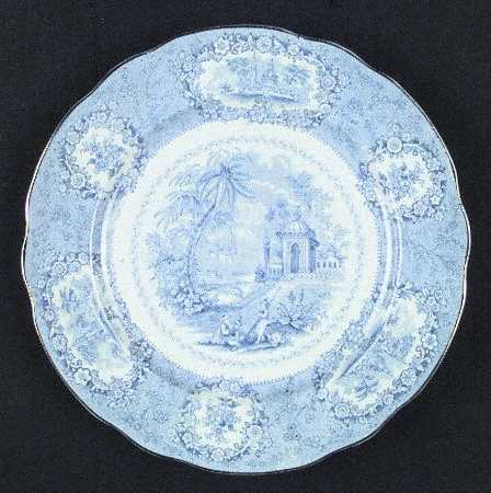 Oriental (Blue, Gold Trim) by Ridgway (Ridgways)