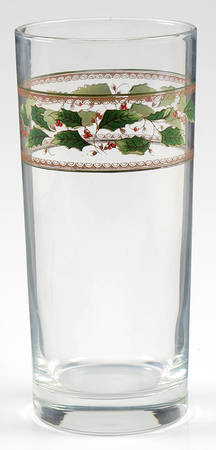 Holly Holiday 14 Oz Glassware Tumbler