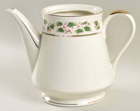 Holly Holiday Teapot No Lid