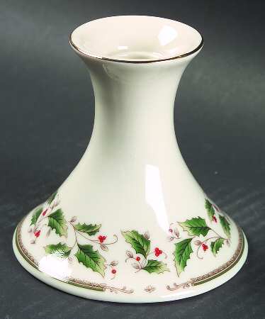 Holly Holiday 3" Candlestick
