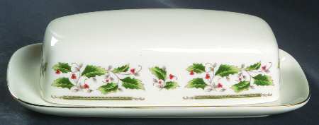 Holly Holiday 1/4 Lb Covered Butter
