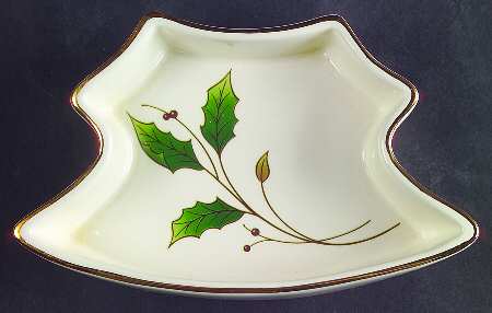 Holly Holiday Middle Section for Tree Shaped Server
