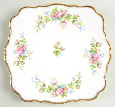 Moss Rose Cookie Plate