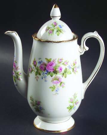 Moss Rose Mini Coffee Pot & Lid