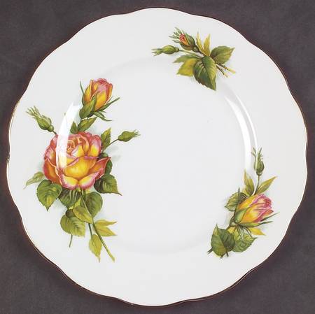 Wheatcroft Roses (England) Salad Plate