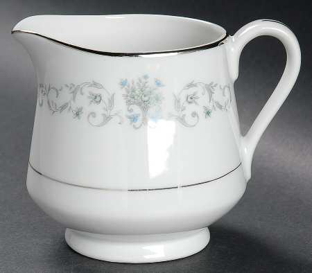 Bordeaux Blue and Gray Creamer