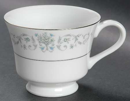 Bordeaux Blue and Gray Footed Cup