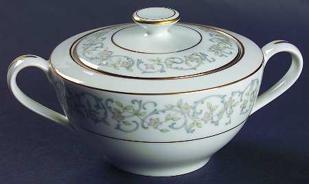 Fairview Sugar Bowl & Lid by Rose (Japan)