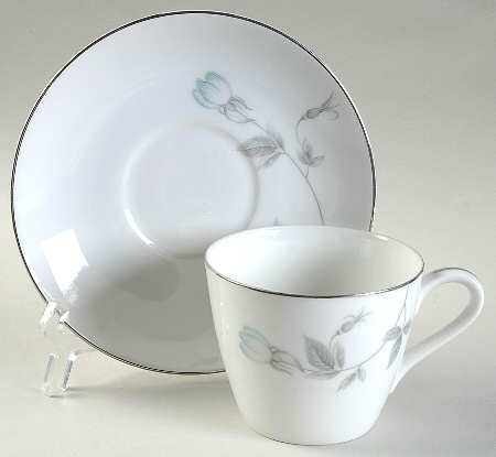 Singing Rose Flat Cup & Saucer Set
