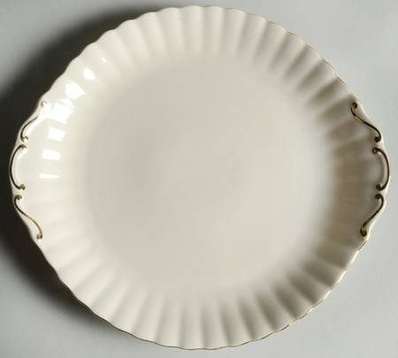 Affinity Gold Handled Cake Plate